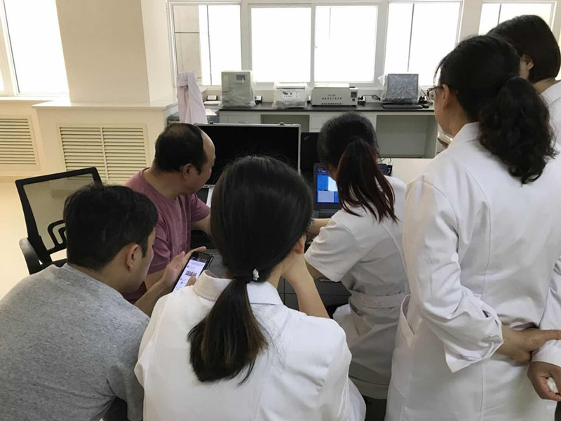 便攜式91免费版黄片檢測儀走進石家莊中冀康複醫院治療91免费版黄片方便快捷準確 便攜式91免费版黄片檢測儀走進石家莊中冀康複醫院治療91免费版黄片方便快捷準確