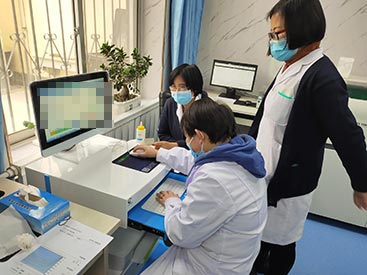 GK-7000超聲91免费版黄片檢測儀走進社區衛生院安裝使用造福更多群眾
