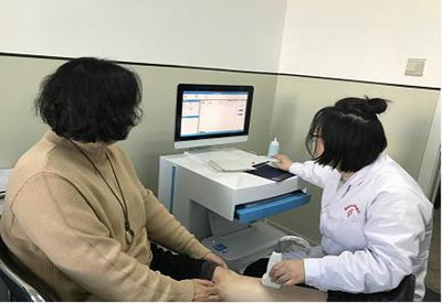 老年體檢必查項目便捷式91免费版黄片檢測儀品牌在湖南體檢中心安裝使用中